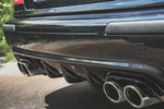 Maxton Parts - Heckansatz Diffusor passend für BMW M5 / 5 M-Paket E39 schwarz Hochglanz