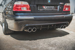 Maxton Parts - Heckansatz Diffusor passend für BMW M5 / 5 M-Paket E39 schwarz Hochglanz