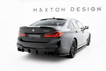 Maxton Parts - Heckansatz Diffusor passend für BMW M550i / 5 M-Paket Limousine / Touring G30 / G31 schwarz Hochglanz