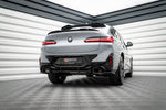 Maxton Parts - Heckansatz Diffusor passend für BMW X4 M-Paket G02 FL schwarz matt