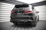 Maxton Parts - Heckansatz Diffusor passend für BMW X5M F95 / F95 FL schwarz matt