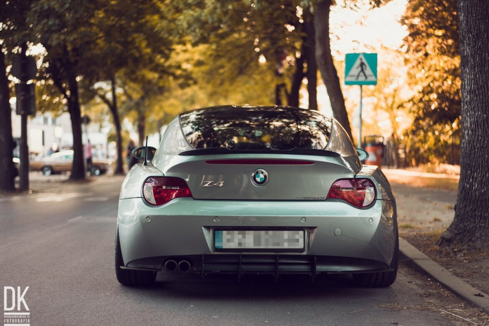 Maxton Parts - Heckansatz Diffusor passend für BMW Z4 Coupe E86 schwarz matt