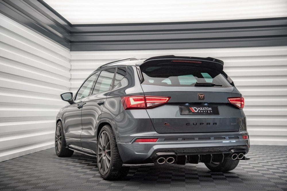 Maxton Parts - Heckansatz Diffusor passend für CUPRA Ateca Mk1 / Mk1 FL schwarz Hochglanz