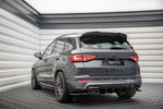 Maxton Parts - Heckansatz Diffusor passend für CUPRA Ateca Mk1 / Mk1 FL schwarz Hochglanz