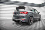 Maxton Parts - Heckansatz Diffusor passend für CUPRA Ateca Mk1 / Mk1 FL schwarz Hochglanz