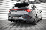 Maxton Parts - Heckansatz Diffusor passend für CUPRA Leon ST Mk1 FL schwarz matt