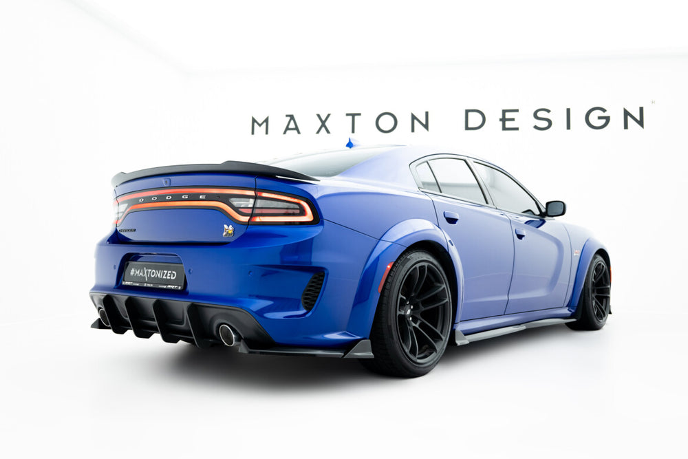 Maxton Parts - Heckansatz Diffusor passend für Dodge Charger RT Scat Pack Widebody Mk3 FL schwarz matt