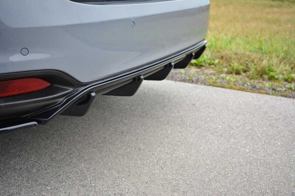 Maxton Parts - Heckansatz Diffusor passend für Fiat Tipo S-Design SW schwarz Hochglanz