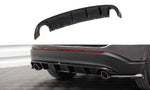 Maxton Parts - Heckansatz Diffusor passend für Ford Edge Mk2 schwarz Hochglanz