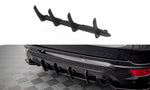 Maxton Parts - Heckansatz Diffusor passend für Ford Escape ST-Line Mk3 schwarz matt