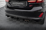 Maxton Parts - Heckansatz Diffusor passend für Ford Fiesta Mk8 ST schwarz Hochglanz