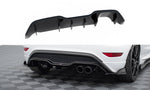 Maxton Parts - Heckansatz Diffusor passend für Ford Fiesta ST (3-Türige version) Mk7 FL schwarz Hochglanz