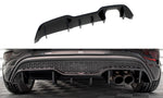 Maxton Parts - Heckansatz Diffusor passend für Ford Fiesta ST (5-Türige version) Mk7 FL schwarz Hochglanz