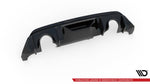Maxton Parts - Heckansatz Diffusor passend für Ford Fiesta ST mk8 schwarz Hochglanz+Milltek Sport Auspuffverlängerung geglüht