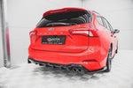 Maxton Parts - Heckansatz Diffusor passend für Ford Focus ST-Line Kombi Mk4 schwarz Hochglanz