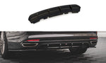 Maxton Parts - Heckansatz Diffusor passend für Ford Mondeo Mk5 schwarz Hochglanz