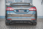 Maxton Parts - Heckansatz Diffusor passend für Ford Mondeo Vignale Mk5 FL schwarz Hochglanz