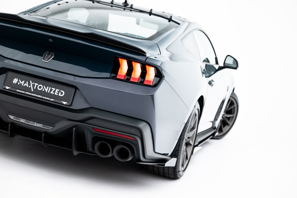Maxton Parts - Heckansatz Diffusor passend für Ford Mustang Dark Horse Mk7 schwarz matt