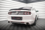 Maxton Parts - Heckansatz Diffusor passend für Ford Mustang Mk5 FL schwarz Hochglanz