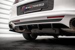 Maxton Parts - Heckansatz Diffusor passend für Ford Mustang Mk5 FL schwarz Hochglanz