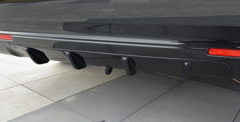 Maxton Parts - Heckansatz Diffusor passend für Honda Accord MK8. CU-Serie vor FL Limo schwarz Hochglanz