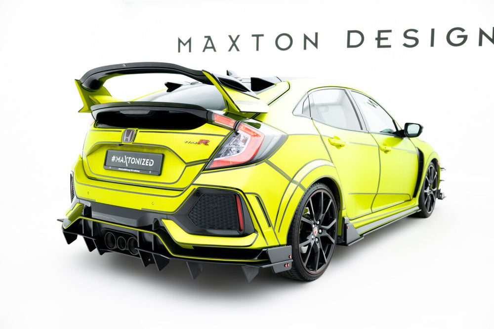 Maxton Parts - Heckansatz Diffusor passend für Honda Civic Type-R Mk10 / Mk10 FL schwarz matt