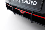 Maxton Parts - Heckansatz Diffusor passend für Hyundai Elantra N Mk7 schwarz matt