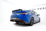Maxton Parts - Heckansatz Diffusor passend für Hyundai Elantra N Mk7 schwarz matt