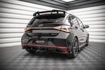 Maxton Parts - Heckansatz Diffusor passend für Hyundai I20 N Mk3 schwarz matt
