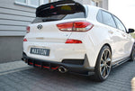 Maxton Parts - Heckansatz Diffusor passend für Hyundai I30 Mk3 N schwarz matt