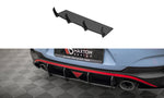 Maxton Parts - Heckansatz Diffusor passend für Hyundai I30 N Fastback Mk3 FL schwarz matt