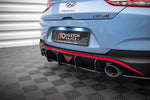 Maxton Parts - Heckansatz Diffusor passend für Hyundai I30 N Fastback Mk3 FL schwarz matt