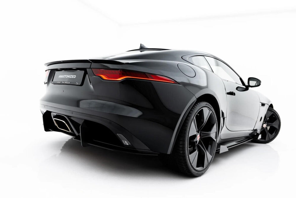 Maxton Parts - Heckansatz Diffusor passend für Jaguar F-Type X152 Facelift 2 schwarz matt