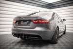 Maxton Parts - Heckansatz Diffusor passend für Jaguar XF R-Sport Mk2 schwarz matt