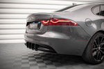 Maxton Parts - Heckansatz Diffusor passend für Jaguar XF R-Sport Mk2 schwarz matt