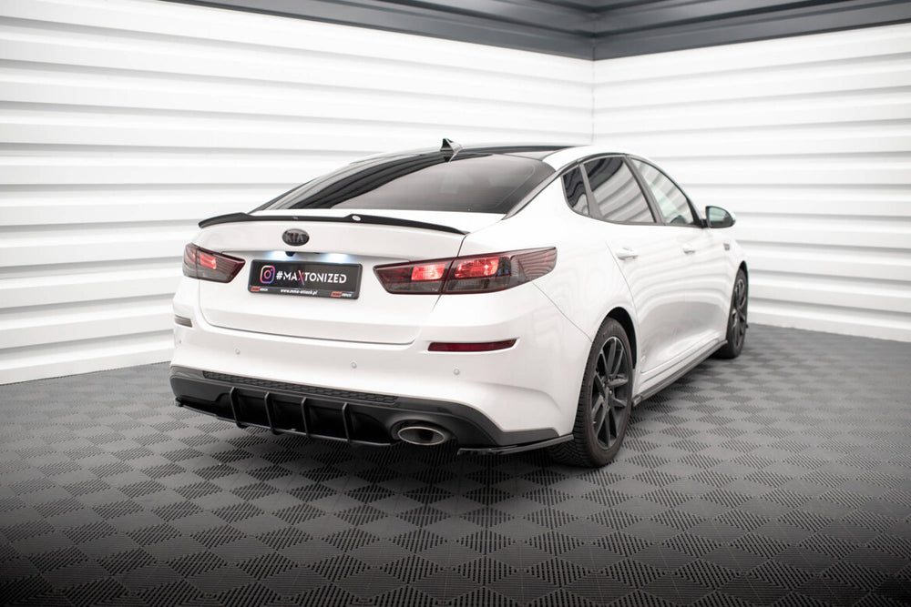 Maxton Parts - Heckansatz Diffusor passend für Kia Optima Mk4 FL schwarz matt