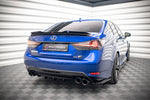 Maxton Parts - Heckansatz Diffusor passend für Lexus GS F Mk4 FL schwarz Hochglanz
