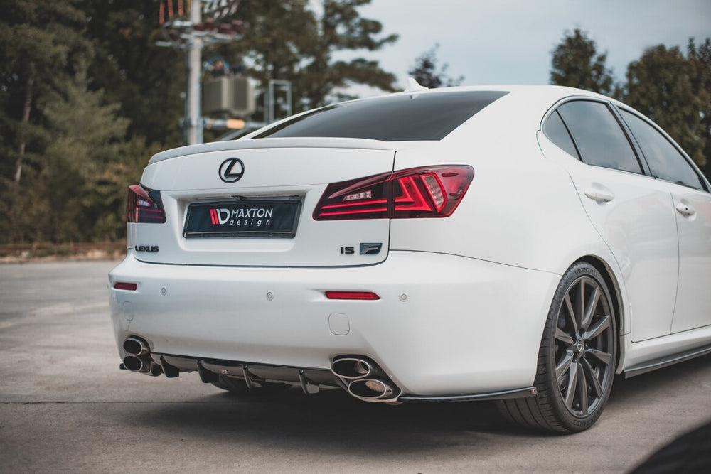 Maxton Parts - Heckansatz Diffusor passend für Lexus IS F Mk2 schwarz Hochglanz