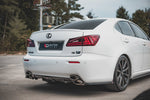 Maxton Parts - Heckansatz Diffusor passend für Lexus IS F Mk2 schwarz Hochglanz