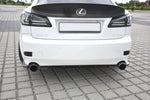 Maxton Parts - Heckansatz Diffusor passend für Lexus IS Mk2 schwarz Hochglanz