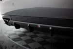 Maxton Parts - Heckansatz Diffusor passend für Maserati Quattroporte Mk6 schwarz Hochglanz