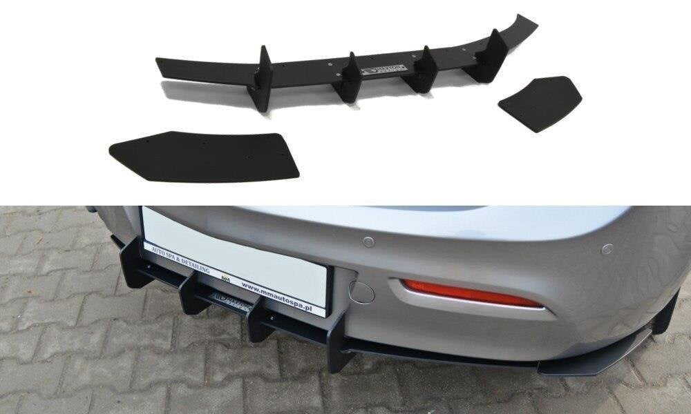 Maxton Parts - Heckansatz Diffusor passend für Mazda 3 MK2 SPORT (vor FL) schwarz matt