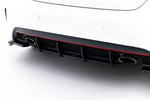 Maxton Parts - Heckansatz Diffusor passend für Mercedes A AMG-Line W176 schwarz matt