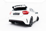 Maxton Parts - Heckansatz Diffusor passend für Mercedes A AMG-Line W176 schwarz matt
