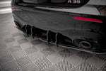 Maxton Parts - Heckansatz Diffusor passend für Mercedes A35 AMG Hatchback Aero Pack W177 schwarz matt