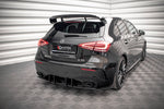 Maxton Parts - Heckansatz Diffusor passend für Mercedes A35 AMG Hatchback Aero Pack W177 schwarz matt