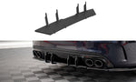 Maxton Parts - Heckansatz Diffusor passend für Mercedes-AMG C 43 Limousine W205 FL schwarz matt