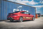 Maxton Parts - Heckansatz Diffusor passend für Mercedes-AMG C43 Coupe C205 schwarz matt