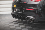 Maxton Parts - Heckansatz Diffusor passend für Mercedes-AMG CLA 35 / 45 Aero C118 schwarz matt