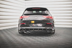 Maxton Parts - Heckansatz Diffusor passend für Mercedes-AMG CLA 35 Aero / 45 Aero C118 schwarz Hochglanz